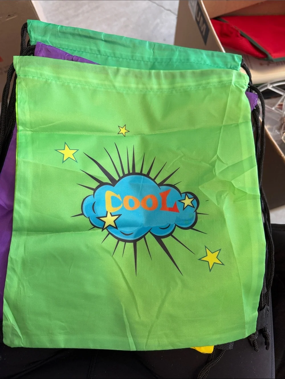 8 Party Favor Drawstring Bags new